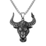 color: Bull + Stainless Steel Chain