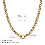 color: XL610G Gold Necklace