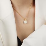 color: P1630-White Shell Necklace -40+5cm