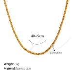 color: XL321G Gold Necklace