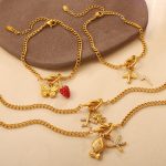 Everyday Joker Adjustable Bracelet Multi-Style Cute Dolphin Pendant Bracelet