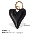 color: PJ401BKG Black Enamel Pendant