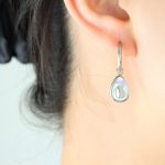 color: F706-Steel Color Earrings
