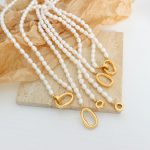 New Elegant French Romantic Bracelet Personalized Design Cultured Freshwater Pearl Mother Necklace Set