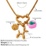color: XL515G1 Gold Necklace
