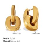 color: EH1188G Gold Earrings