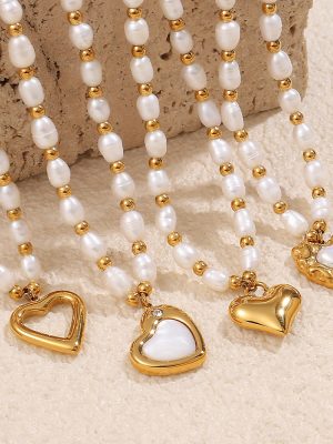 French Style New Style Cold Necklace Elegant Jewelry Fresh Water Stringed Pearls Design Female