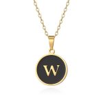 color: Gold Letter -W