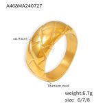 color: A468-Gold Ring / size: US 6