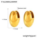 color: F1622-Gold Earrings