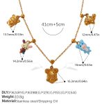 color: XL787CRG4 Multi-element Necklace