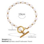 color: SL233G Freshwater Pearl Bracelet
