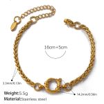 color: SL362G Gold Bracelet