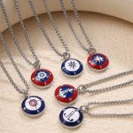Necklace Navigation Boat Anchor Star Sea Compass Pendant Men's and Women's Personalized Stainless Steel Eight Awn Star