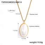 color: TXP093-Gold Necklace