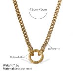 color: XL651G Gold Necklace