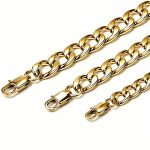 color: 5mm Gold Box Buckle / size: 18cm Stainless Steel Bracelet