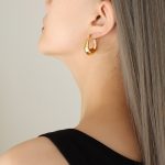 color: F173-Gold Small Earrings