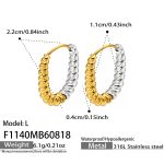 color: F1140-Mixed Color Earrings -L-MB