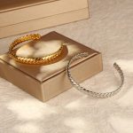 INS 18K Gold Plating Non-Fading Wheat Stainless Steel Bracelet Simple Lady Personality Hand Jewelry