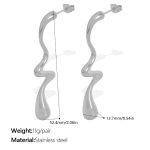 color: EH506S Silver Earrings
