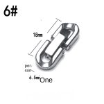 color: Jewelry Clasp 6# Fastened