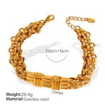 color: SL74 Gold Bracelet