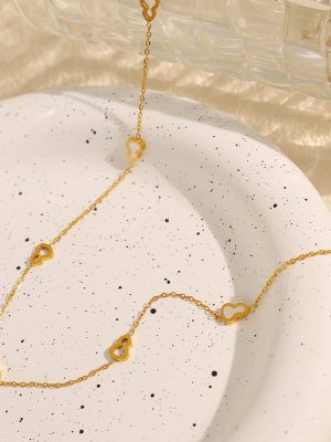 Simple High-End All-Match Necklace Shell Spring Festival Clavicle Chain New Year Gift Necklace