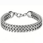 color: 10mm Double Strand Reversible Lobster Clasp / size: 18cm Stainless Steel