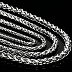 color: 3mm Wide Stainless Steel / size: 18cm Bracelet