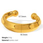 color: SZ187G Gold Bangle
