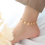 color: S037 Gold Anklet 20+5cm