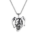 color: Clown Mask + Stainless Steel Chain