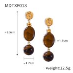 color: MDTXF013-Gold Earrings