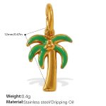 color: PJ661GNG Green Enamel Pendant