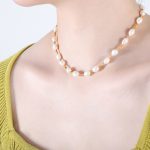 color: P1504-Gold Necklace -38+8cm