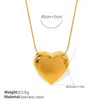 color: XL37LG Large Gold Necklace