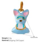 color: PJ627BPG Blue Pink Pendant