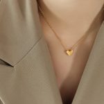color: P577-Gold Necklace -40+5cm