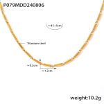 color: TXP079-Gold Texture Segment Length 12mm