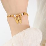 color: E414-Gold Bracelet -W