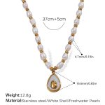 color: XL765WEG Freshwater Pearl Necklace