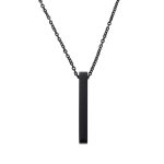 color: Black Curb Chain