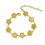 color: Five-petal Flower Gold 10