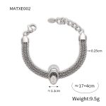 color: MATXE002-Steel Color Bracelet