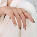 color: A085-Gold Round Ring Ring / size: US 5