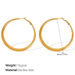 color: EH02G4CM Gold Earrings