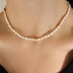 color: P1319-Gold Necklace 38+7cm