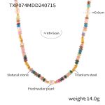 color: TXP074-Gold Necklace
