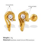 color: EH1224WEG Piercing Stud Earrings